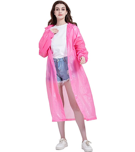 Unisexe Hommes Femmes Jetable Imperméable PEVA Pluie avec Impression de Logo Personnalisé pour Adultes de Jour de Pluie - Product Image 3