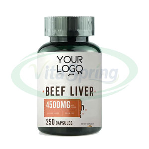 Ausreson OEM Beef <b>Liver</b> <b>Capsules</b> Freeze Dried Organic Halal Energy Supplement Beef <b>Liver</b> <b>Capsules</b> - Product Image 1