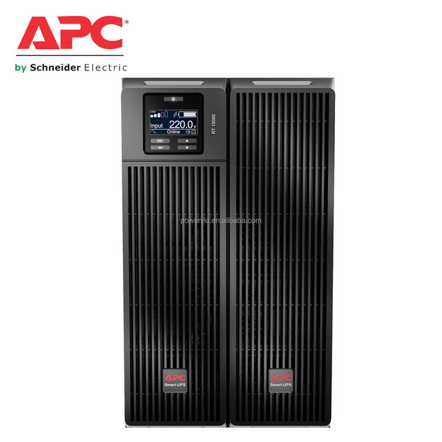 In Stock APC UPS 15KVA 15KW SURT15KUXI Smart Online UPS 230V 380V Original APC Brand Rack Mount UPS