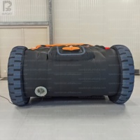 Modèle publicitaire de tondeuse à gazon robotisée géante gonflable LED personnalisée pour la promotion d'équipements/marques/expositions
