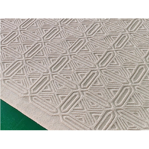 Alfombras de área grande esponjosas de lana con mechones a mano personalizadas de lujo, Alfombra de pila de bucle para sala de estar y dormitorio - Product Image 3