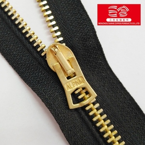 Cremallera de Metal SANHE de Alta Calidad, Cierre Fijo, para Prendas y <span class=keywords><strong>Bolsos</strong></span> 5 #   Función de bloqueo automático, tamaño personalizable - Product Image 1