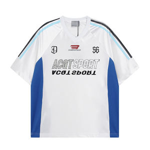 Camiseta Deportiva de Moda, Personalizada, Transpirable, de Manga Corta, Estilo Vintage, Satinada y Brillante, Unisex, para Verano - Product Image 1