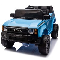 Voiture électrique pour enfants Toyota Prado, 12V 7AH, avec musique et lumières, pour les 2 à 4 ans, en plastique