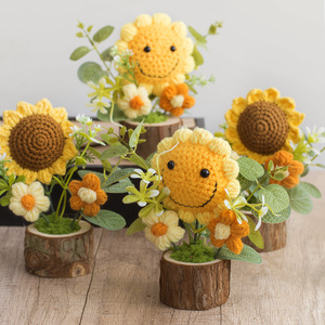 Handwoven Wedding <b>Table</b> <b>Flowers</b> Wedding Celebration Desktop <b>Decoration</b> Ambience-Enhancing Floral Arrangements - Product Image 5