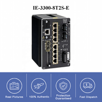 Switch Cisco IE-3300-8T2S-E Catalyst IE3300 con 8 puertos GE de cobre y 2 puertos GE SFP, modular, switch industrial Network Essentials