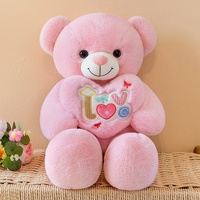 Adorable Ours en Peluche Géant pour la Saint-Valentin, Poupée d'aveu d'amour, Cadeau d'anniversaire unisexe pour machine à attraper les objets
