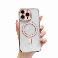 Chargeur sans fil magnétique pour téléphone portable Samsung S24 Ultra, étui pour iPhone 16 Pro, 16 Pro Max, 16 Plus
