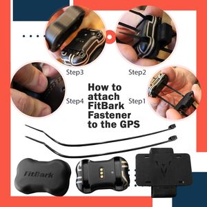 Minimalist Gear Co FitBark GPS Fastener <b>Buckle</b> Black Plastic Quick Release Dog Tracker Strap Attachment <b>Clip</b> - Product Image 4