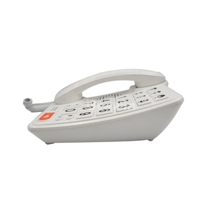Teléfono con cable de botón grande con <span class=keywords><strong>6</strong></span> teclas de memoria de un solo toque y función de rellamada del último número para personas mayores y con discapacidad visual - Product Image 3