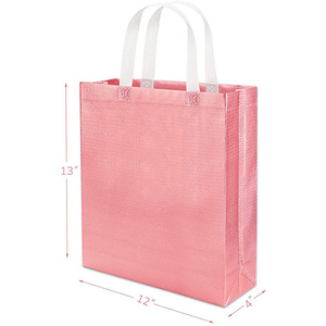 Stampa personalizzata tessuto laminato <span class=keywords><strong>TNT</strong></span> drogheria Tote Non tessuto con manico 30cm-max 50cm Made <span class=keywords><strong>in</strong></span> China - Product Image 4