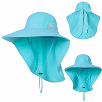 Chapeau de soleil respirant à large bord pour femme avec ouverture pour queue de cheval, protection UV pour la pêche, la randonnée et les sports de plein air