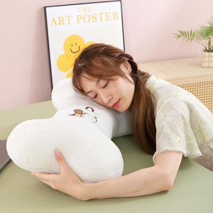 Nouveau créatif dessin animé <span class=keywords><strong>chien</strong></span> os oreiller coussin lavé ours en peluche jouet pour enfants maille <span class=keywords><strong>cadeau</strong></span> d'anniversaire pour les filles soulagement du Stress - Product Image 4