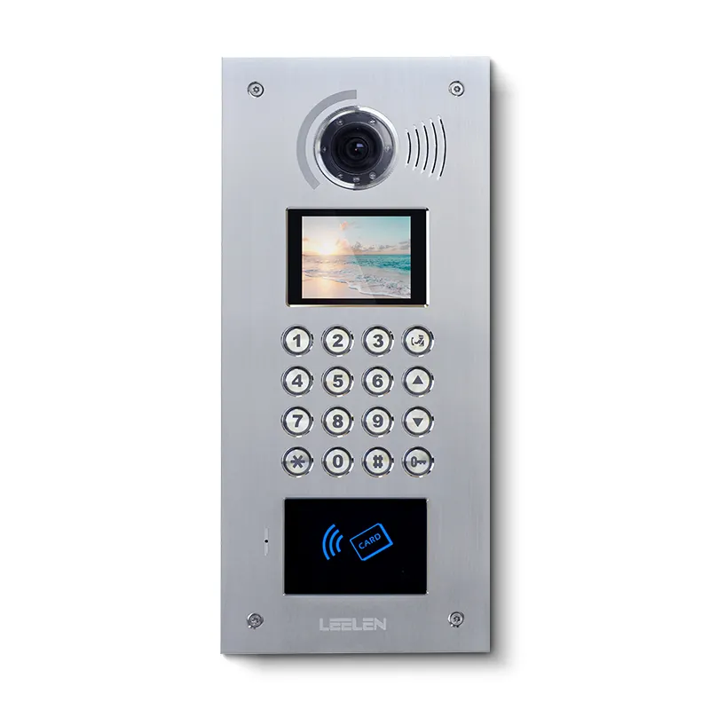 Leelen Ip Hoge Kwaliteit Smart Home 4.3 ''Gebouw Intercom Buitenstation