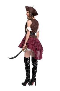 Disfraz de Pirata Bucanera para Mujer, Halloween, Actuación en Escenario, Cosplay, Juego de Roles, Carnaval, Fiesta, Disfraz Elegante - Product Image 5