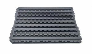 ถาดพลาสติก PET ป้องกันไฟฟ้าสถิตย์ สำหรับบรรจุภัณฑ์ PCB แบบสี่เหลี่ยมผืนผ้า สำหรับจัดเก็บชิ้นส่วน - Product Image 4