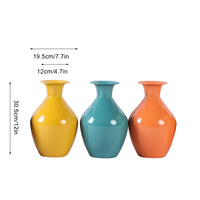 Top vente galvanisé décoratif fer Vase activités de mariage nordique maison en métal décoration intérieure Vases pour ferme