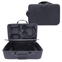 Étui de rangement antichoc en EVA pour console PS5 Slim, sac de voyage étanche avec bandoulière réglable, protection intégrale pour manettes