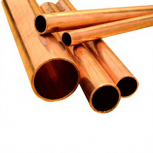 Tuyau/Tube Rond en Cuivre de Bonne Qualité, Cuivre Pur à 99,9%, Barre Ronde Solide en Cuivre, 1/4" 3/8" 1/2" 5/8", <span class=keywords><strong>Climatisation</strong></span> et Réfrigération - Product Image 1