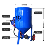 Machine de sablage à aspiration pour métal, modèle Trailer Dry Aerogommeuse