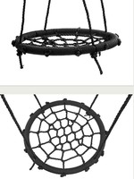 Siège de balançoire en plastique pour château gonflable d'intérieur, chaise suspendue pour bébé d'extérieur, balançoire nid, anneau d'escalade et corde