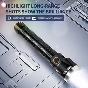 2025 New mẫu miễn phí cao lumens siêu sáng IP66 không thấm nước Zoomable USB sạc <span class=keywords><strong>Torch</strong></span> ánh sáng Led đèn pin - Product Image 4