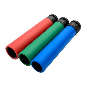 1/2 ''ổ bánh xe Nut ổ cắm, 3pcs 17mm 19mm 21mm tường mỏng thêm sâu bánh xe Nut ổ cắm thiết lập 6 điểm bánh xe bảo vệ tác động vớ - Product Image 3