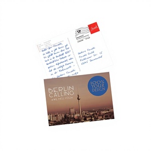 Tarjetas Postales de Papel Reciclable Ecológicas Personalizables con Logotipo Personalizado <span class=keywords><strong>para</strong></span> Mensajes de Felicitación, Agradecimiento y Cumpleaños - Product Image 2