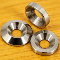 Arandela cónica de aluminio 1/2"-20 / Espaciador de cabeza cónica para barra de radio de dirección / barra de acoplamiento / barra de dirección para coches Midget y Sprint