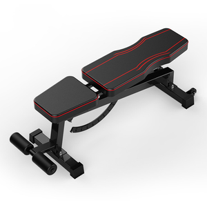 Banc de musculation réglable en métal noir avec <span class=keywords><strong>support</strong></span> pour <span class=keywords><strong>haltères</strong></span>, pliable pour une utilisation en intérieur, unisexe - Product Image 2