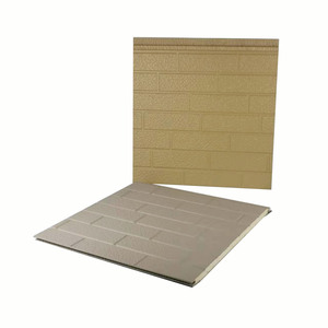 Pared de ladrillo Paneles sándwich de poliuretano Fachada exterior Tablero decorativo Panel de 16 mm de espesor Fábrica de China - Product Image 1