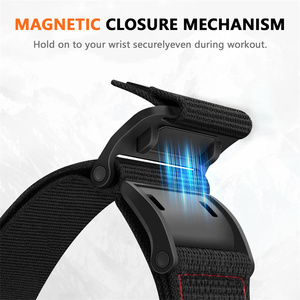 Cinturino in nylon intrecciato con chiusura a strappo per <span class=keywords><strong>Samsung</strong></span> Galaxy <span class=keywords><strong>Watch</strong></span> 8, compatibile con Galaxy <span class=keywords><strong>Watch</strong></span> 8 Ultra - Product Image 4