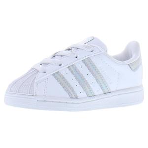 Zapatillas Adidas Superstar Elastic para Bebé y Niño Pequeño Blanco Plata Dawn - Product Image 5