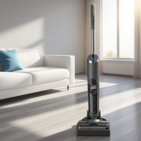 Aspirateur vertical sans fil moderne automatique pour usage domestique et hôtelier, avec moteur sans balais, pour aspiration humide et sèche - Offre spéciale