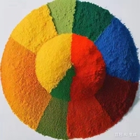Pigments Oxyde de Fer Pigments Rouge Noir Jaune Bleu Vert Multicolores pour Béton Ciment et Peinture de Construction Pigment