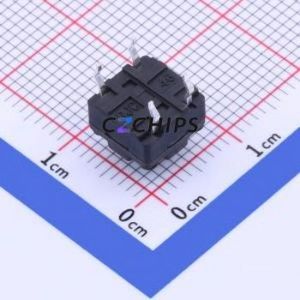 K2-1843DP-H4SW-02 Tactile Switch Through hole Component (THT) Switch 2.5N Through Hole 8mm 8mm - Product Image 2