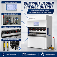 Presse plieuse CNC électrique de précision à double servo 40T 1000mm, machine compacte pour le pliage de tôles