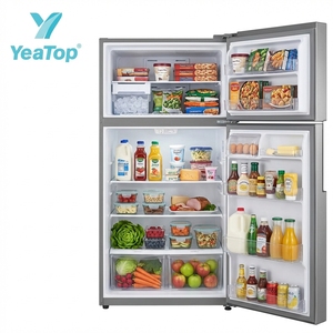 Réfrigérateur-congélateur encastrable Yeatop Classe A 2 portes No Frost, haute efficacité énergétique, 300L, acier inoxydable, Energy-Eff - Product Image 5
