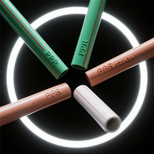 Matériaux de tuyauterie d'usine en plastique antibactérien populaires, raccords de tuyauterie PPR, pour l'approvisionnement en eau - Product Image 1