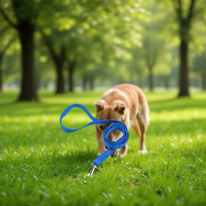 สายจูงสัตว์เลี้ยงแบบเชือกดึงสีพื้น - Product Image 2