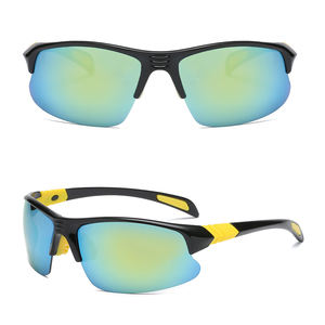 <span class=keywords><strong>Gafas</strong></span> de sol cuadradas PC con logotipo personalizado, <span class=keywords><strong>gafas</strong></span> de sol de espejo, marco blanco, <span class=keywords><strong>gafas</strong></span> de <span class=keywords><strong>Motocross</strong></span> de moda para deportes al aire libre, precio de protección solar - Product Image 5