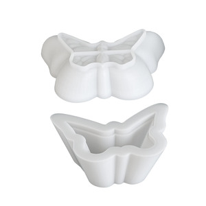 Moule en silicone écologique pour <span class=keywords><strong>bougie</strong></span> aromathérapeutique DIY style Poppy Ins, moule à changement de couleur, pot de rangement papillon, moule pour gel - Product Image 5