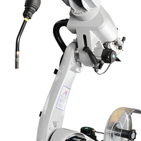 Robot de soudage MIG à 6 axes XARP, système de soudage robotisé à gaz protégé, 380V, garantie de 2 ans pour la fabrication métallique
