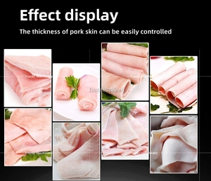เครื่องปอกเปลือกหมูสามชั้นเครื่องกำจัดหนังหมูสำหรับการแปรรูปเนื้อสภาพใหม่ - Product Image 4