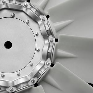 ใบพัดลมประกอบ 12 ใบ ทำจากไนลอน พลาสติก แบบใบพัดแกน สำหรับเครื่องยนต์รถบรรทุกหนัก - Product Image 3