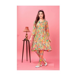 Nueva colección Rayon Co Ords Set para mujer Perfect Party and Outdoor Wear Ropa elegante para mujer de proveedor indio - Product Image 1