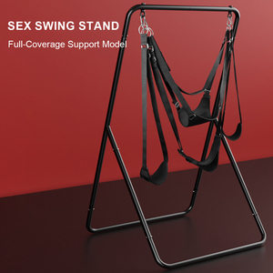Support pliable triangulaire BANSEY pour balançoire de bondage avec étriers rembourrés pour les jambes, chaise de bondage, lit de bondage, accessoires sexuels - Product Image 2