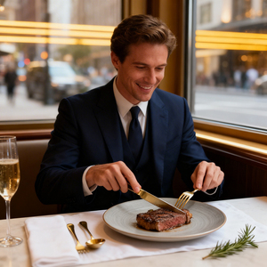 Set di Posate in Acciaio Inossidabile Dorato da 4 Pezzi, Lavabile in Lavastoviglie, Finitura a Specchio, per <span class=keywords><strong>Casa</strong></span> e Ristorante - Product Image 4