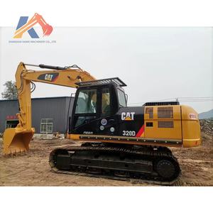 Excavadora Usada de 20 Toneladas, Modelo Cat320D, con Ruedas de Goma, Calidad Garantizada de Segunda Mano, Amplio Stock Disponible - Product Image 1