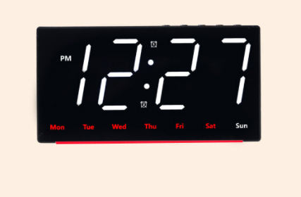 Carcasa Negra, Luz Blanca.